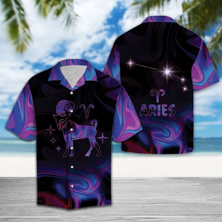 Amazing Aries Horoscope Hawaiian Shirt Summer Button Up Amazing Aries Horoscope Hawaiian Shirt Summer Button Up