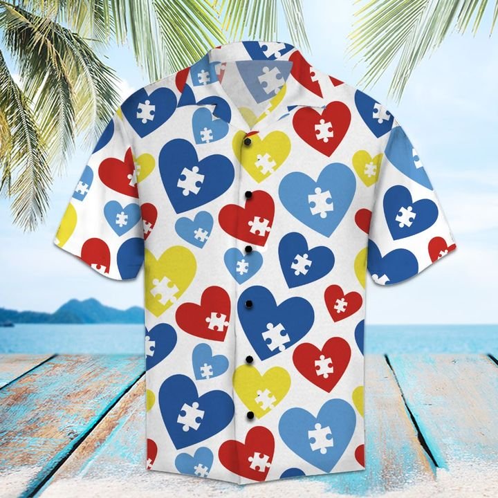 Amazing Autism Hawaiian Shirt Summer Button Up Amazing Autism Hawaiian Shirt Summer Button Up