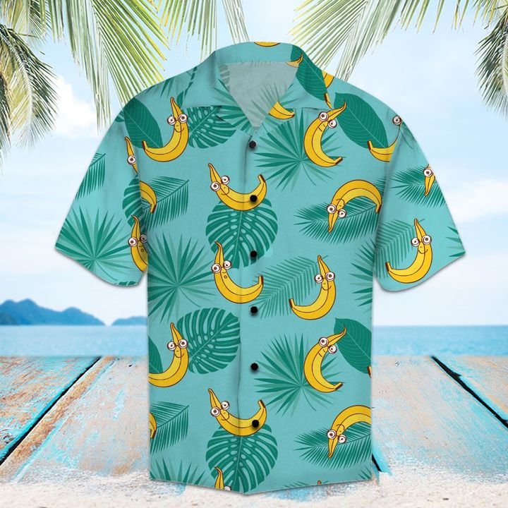 Amazing Bananas Hawaiian Shirt Summer Button Up Amazing Bananas Hawaiian Shirt Summer Button Up
