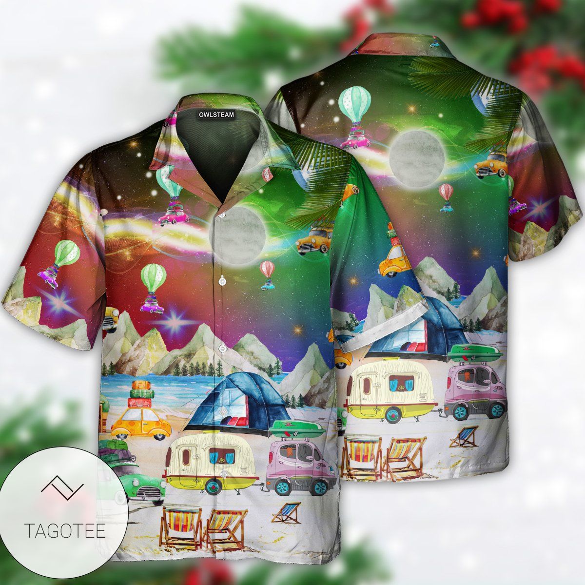 Amazing Camping Night Christmas Hawaiian Shirt Amazing Camping Night Christmas Hawaiian Shirt