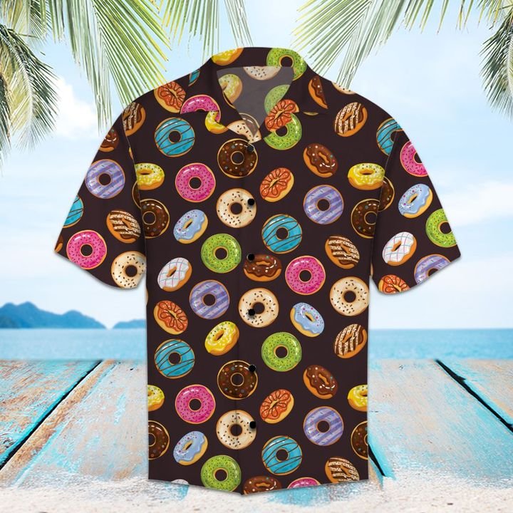 Amazing Donut Hawaiian Shirt Summer Button Up Amazing Donut Hawaiian Shirt Summer Button Up