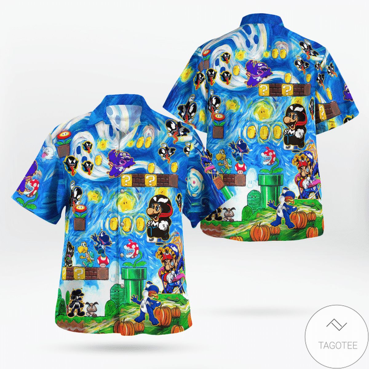 Amazing Mario Venom World Funny Hawaiian Shirt Amazing Mario Venom World Funny Hawaiian Shirt