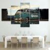 Amazing Retro Bus - Automative 5 Panel Canvas Art Wall Decor