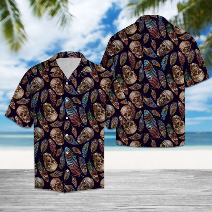Amazing Skull Hawaiian Shirt Summer Button Up Amazing Skull Hawaiian Shirt Summer Button Up