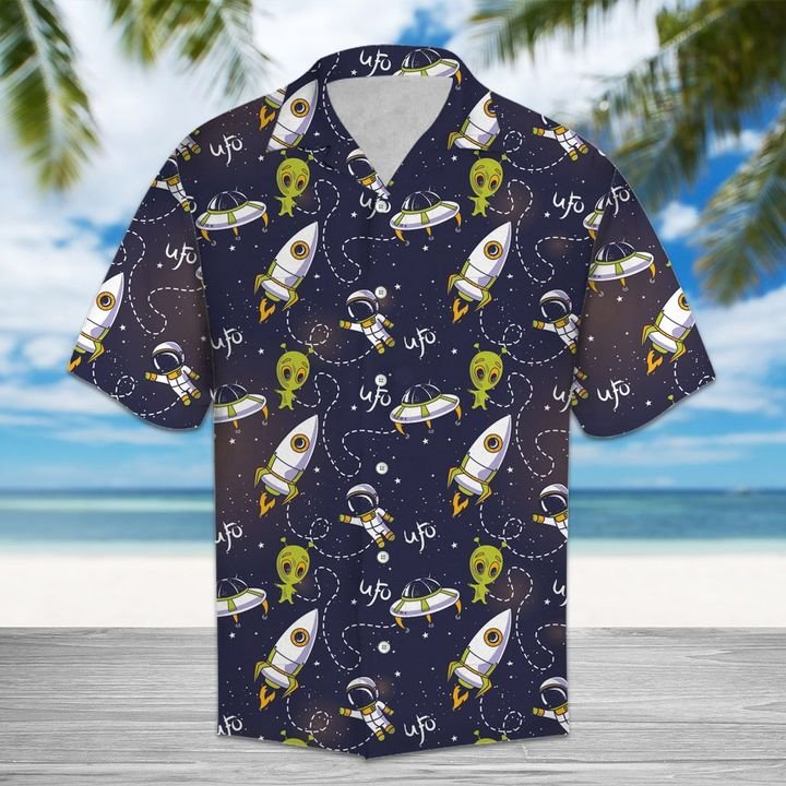 Amazing Ufo Hawaiian Shirt Summer Button Up Amazing Ufo Hawaiian Shirt Summer Button Up