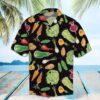 Amazing Vegan Hawaiian Shirt Summer Button Up
