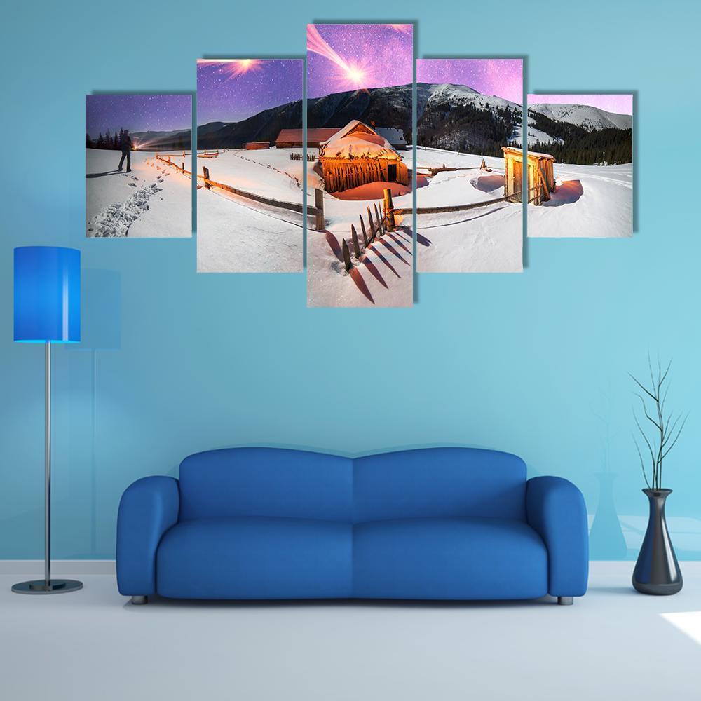 Amazing Wild Carpathian Unique Hrebet In Montenegro - Nature 5 Panel Canvas Art Wall Decor Amazing Wild Carpathian Unique Hrebet In Montenegro - Nature 5 Panel Canvas Art Wall Decor