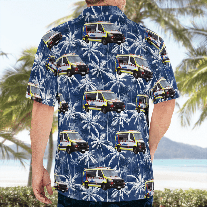 Ambulance Victoria Mercedes Bens Sprinter Hawaiian Shirt Ambulance Victoria Mercedes Bens Sprinter Hawaiian Shirt
