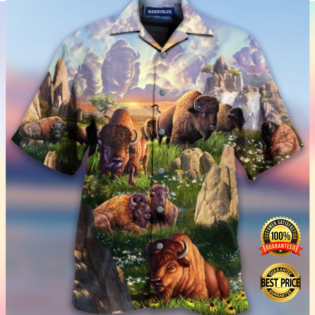 American Bison Hawaiian Shirt American Bison Hawaiian Shirt