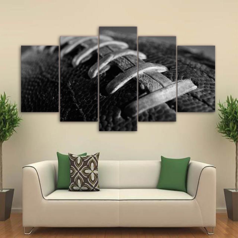 American Football 2 - Sport 5 Panel Canvas Art Wall Decor American Football 2 - Sport 5 Panel Canvas Art Wall Decor