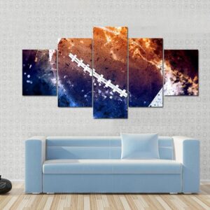 American Football - Sport 5 Panel Canvas Art Wall Decor