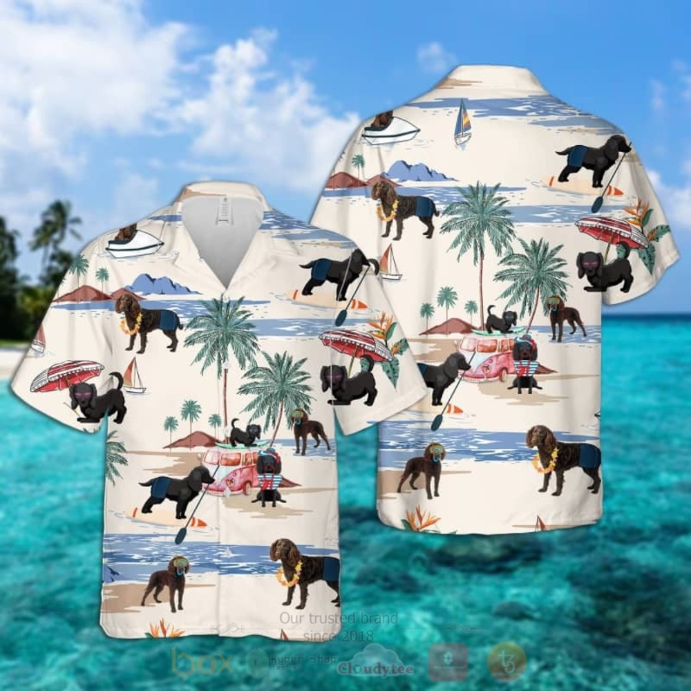 American Water Spaniel Terrier Summer Beach Hawaiian Shirt American Water Spaniel Terrier Summer Beach Hawaiian Shirt