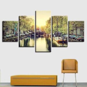 Amesterdam - Nature 5 Panel Canvas Art Wall Decor