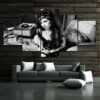 Amy Winehouse 02 - Famous Person 5 Panel Canvas Art Wall Decor