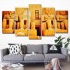 Ancient Egypt Portraits - Religion 5 Panel Canvas Art Wall Decor