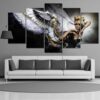 Angel Wings Sexy - Movie 5 Panel Canvas Art Wall Decor