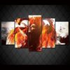 Angel - Abstract 5 Panel Canvas Art Wall Decor