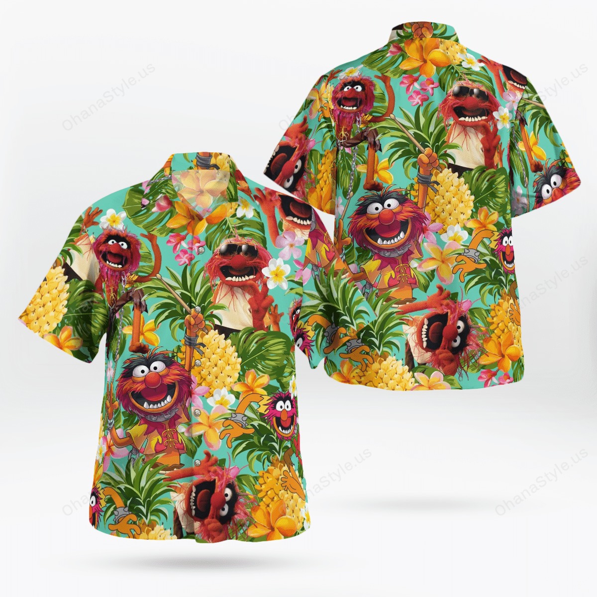 Animal Muppet Tropical Hawaiian Shirt Animal Muppet Tropical Hawaiian Shirt