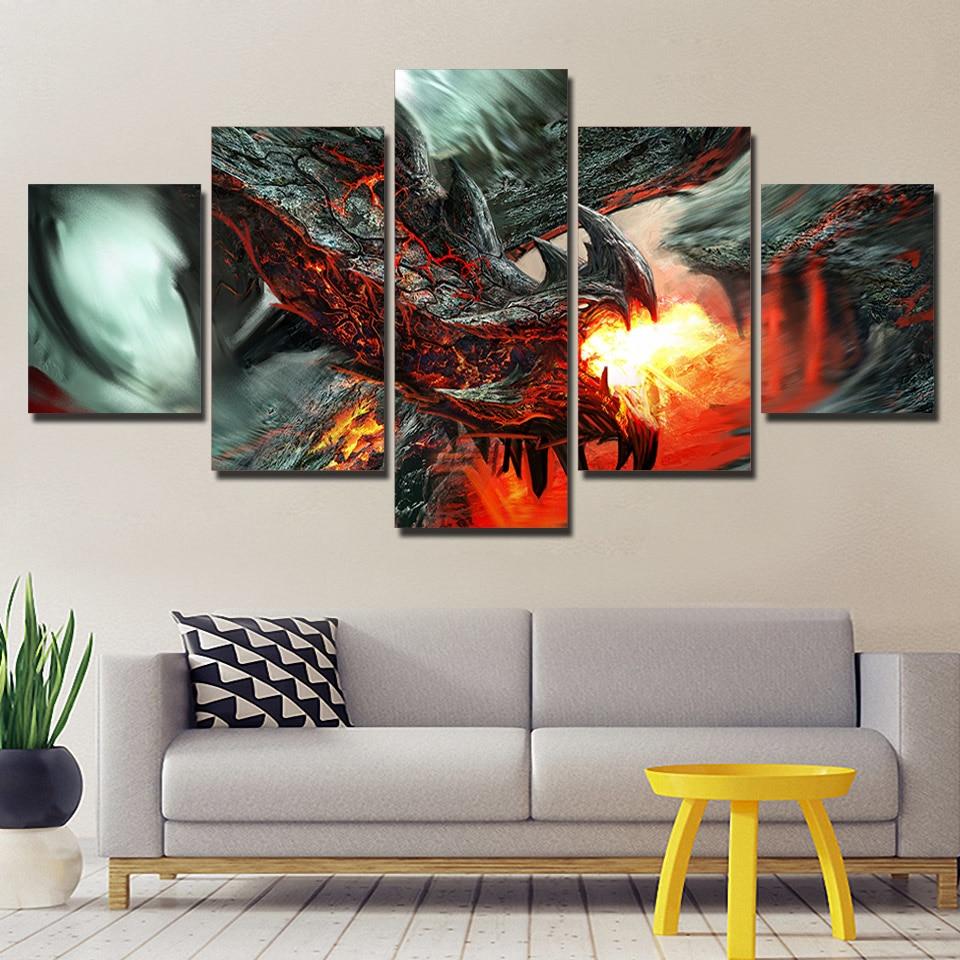 Anime monster - Anime 5 Panel Canvas Art Wall Decor Anime monster - Anime 5 Panel Canvas Art Wall Decor