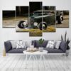 Antique Hot Rod Vintage - Automative 5 Panel Canvas Art Wall Decor