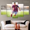 Argentina Footballers Lionel Messi - Sport 5 Panel Canvas Art Wall Decor