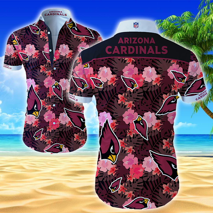 Arizona Cardinals Hawaiian Shirt Summer Button Up Arizona Cardinals Hawaiian Shirt Summer Button Up