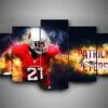 Arizona Cardinals - Patrick Peterson - Sport 5 Panel Canvas Art Wall Decor