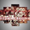 Arizona Cardinals - Team 1 - Sport 5 Panel Canvas Art Wall Decor