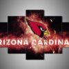 Arizona Cardinals - Team - Sport 5 Panel Canvas Art Wall Decor