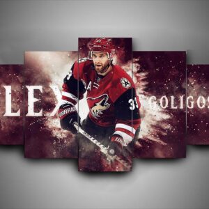 Arizona Coyotes - Alex Goligoski - Sport 5 Panel Canvas Art Wall Decor
