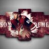 Arizona Coyotes - Jason Demers - Sport 5 Panel Canvas Art Wall Decor