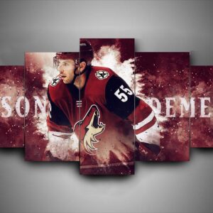 Arizona Coyotes - Jason Demers - Sport 5 Panel Canvas Art Wall Decor