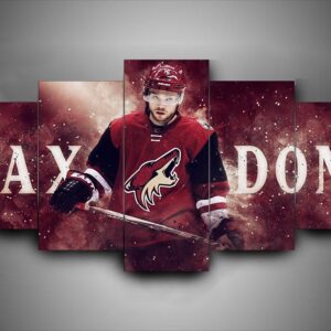 Arizona Coyotes - May Domi - Sport 5 Panel Canvas Art Wall Decor