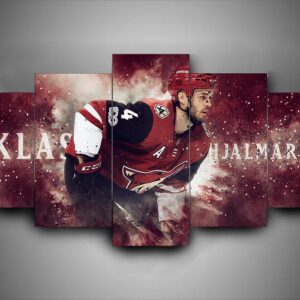 Arizona Coyotes - Niklas Hjalmarsson - Sport 5 Panel Canvas Art Wall Decor