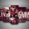 Arizona Coyotes - Oliver Ekman Lasson - Sport 5 Panel Canvas Art Wall Decor