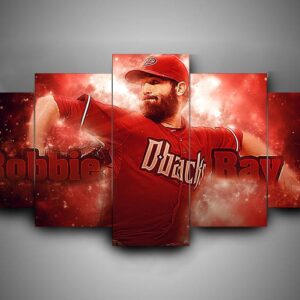 Arizona Diamondbacks 2 - Sport 5 Panel Canvas Art Wall Decor