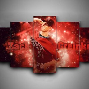 Arizona Diamondbacks 3 - Sport 5 Panel Canvas Art Wall Decor