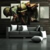 Army Marines Medical Soldier - Army 5 Panel Canvas Art Wall Decor