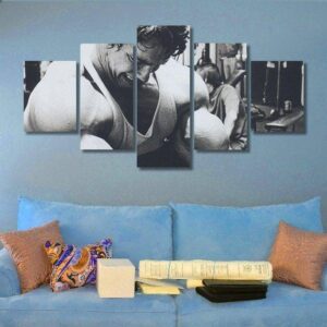 Arnold Schwarzenegger 01 - Famous Person 5 Panel Canvas Art Wall Decor