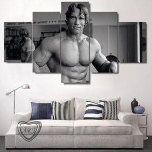 Arnold - Famous Person 5 Panel Canvas Art Wall Decor
