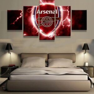 Arsenal Football Club - Sport 5 Panel Canvas Art Wall Decor