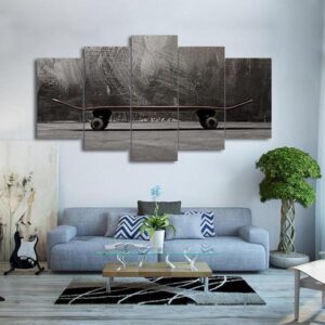 Artistic Skateboard - Sport 5 Panel Canvas Art Wall Decor