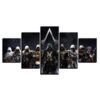 Assassin’S Creed Movie Characters - Movie 5 Panel Canvas Art Wall Decor