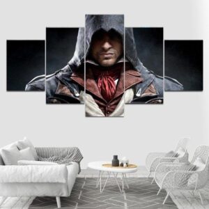 Assassins Creed 5 - Gaming 5 Panel Canvas Art Wall Decor