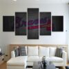 Atlanta Braves 10- Sport 5 Panel Canvas Art Wall Decor