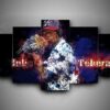 Atlanta Braves 2 - Sport 5 Panel Canvas Art Wall Decor