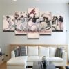 Atlanta Braves 5 - Sport 5 Panel Canvas Art Wall Decor