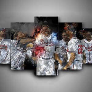 Atlanta Braves - Sport 5 Panel Canvas Art Wall Decor