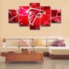 Atlanta Falcons Sports - Sport 5 Panel Canvas Art Wall Decor