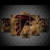 Atlanta Falcons - Sport 5 Panel Canvas Art Wall Decor